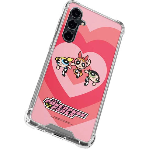 Cartoon Network Powerpuff Girls Hearts Galaxy S23 FE Clear Case